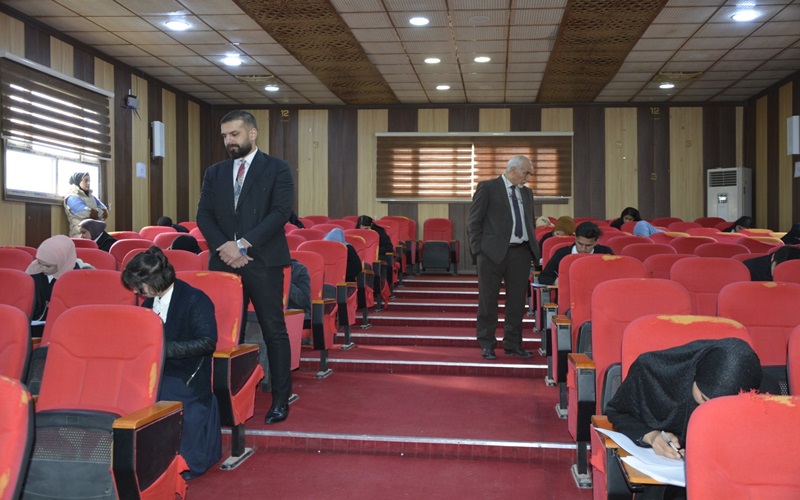 The start of the final exams for the first semester for students of the College of Veterinary Medicine