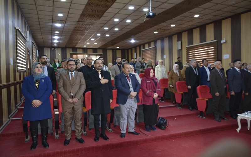The College of Veterinary Medicine shares its scientific symposium with the Environment Directorate, the Environmental Police, and the Talented and Creative Syndicate in Kirkuk on environmental affairs