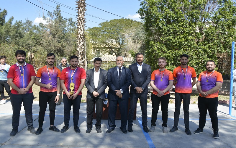 College volleyball tournament concludes.