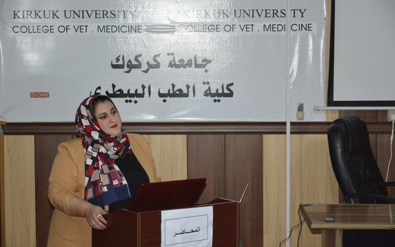 كلية الطب البيطري تقيم حلقة نقاشية بعنوان (اضرار الهواتف الذكيه على صحة الانسان )