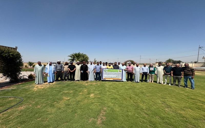 The College of Veterinary Medicine delivers an extension lecture in cooperation with the Ministry of Agriculture / Agricultural Extension Department - Kirkuk