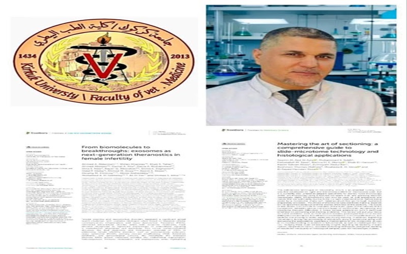 A professor from Kirkuk University publishes two research papers in an international journal 