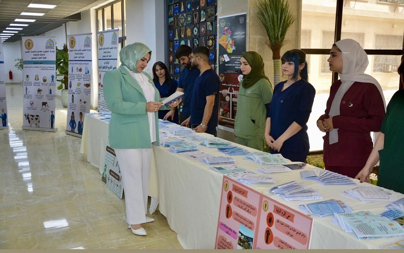  خلية الازمة في جامعة كركوك تنظم حملة توعوية واسعة عن الحمى النزفية 