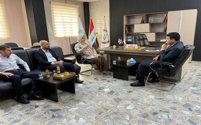 Visit of an academic delegation from the College of Veterinary Medicine to the Veterinary Teaching Hospital in Kirkuk.