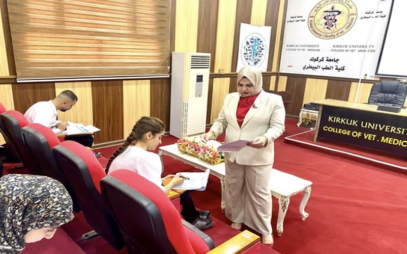 Veterinary Medicine College students take second-term exams