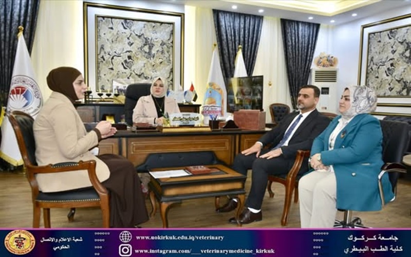 اللجنة المركزية لمتابعة مبادرة اقرأ في مكتبات كليات جامعة كركوك تزور الكلية 