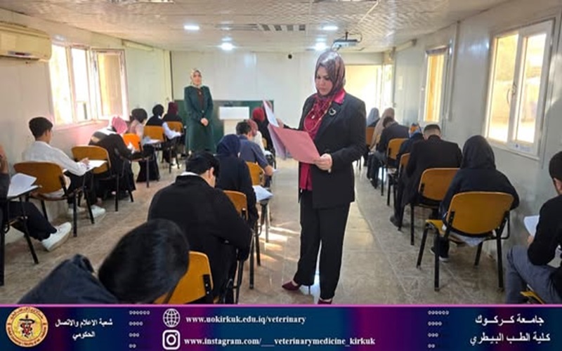 إختتام امتحانات الفصل الدراسي الأول لطلبة المرحلة الاولى 