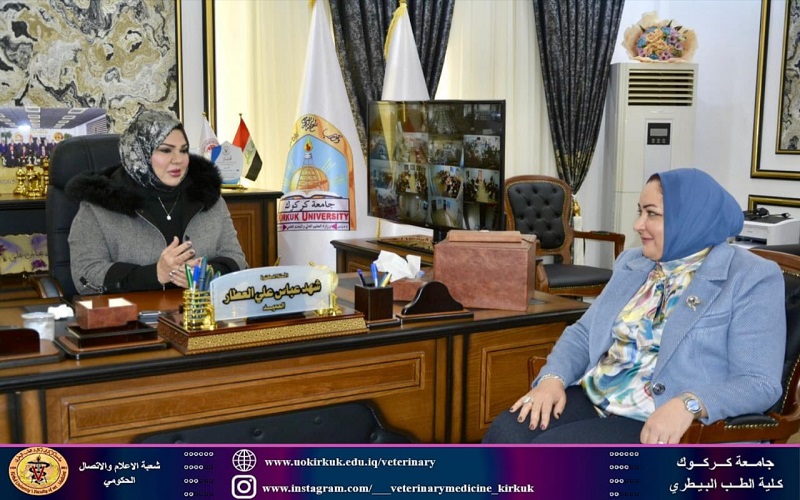 زيارة اللجنة المركزية لمتابعة عمل شعب الموارد البشرية إلى الكلية 