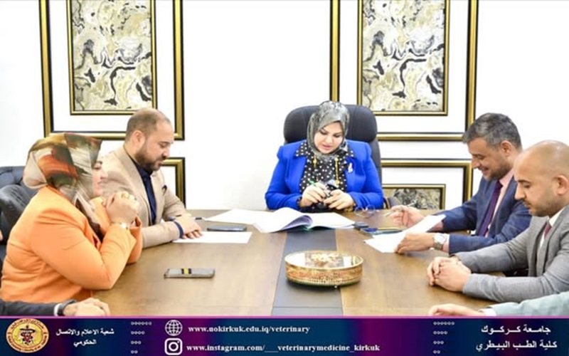 كلية الطب البيطري تنظم ورشة عمل عن الاعتماد البرامجي 