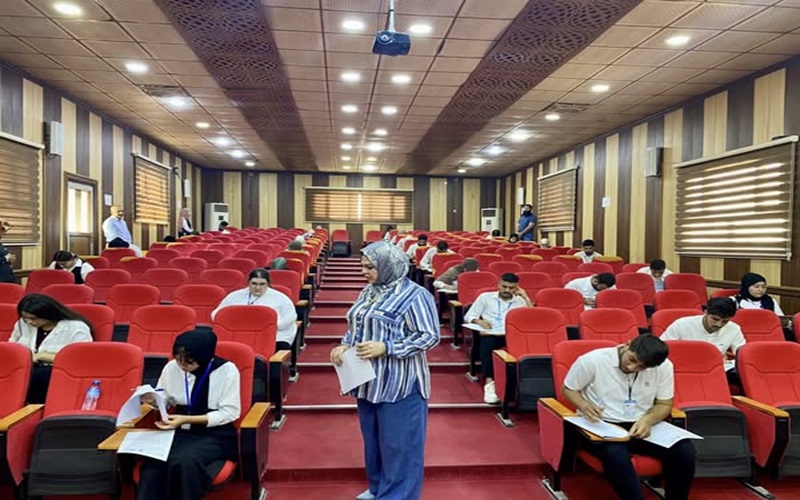 The start of the final exams for first-year students. 